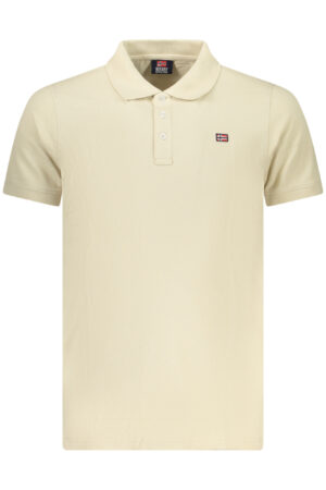 NORWAY 1963 MEN'S SHORT-SLEEVE POLO SHIRT, BEIGE