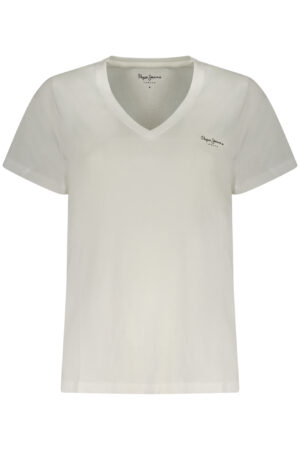 PEPE JEANS WOMEN'S SHORT-SLEEVE T-SHIRT WHITE