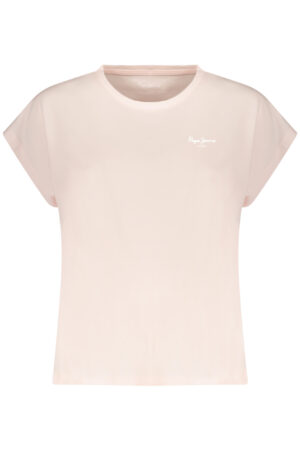 PEPE JEANS WOMEN'S PINK SHORT-SLEEVE T-SHIRT