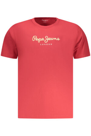 PEPE JEANS MEN'S SHORT-SLEEVED T-SHIRT, RED