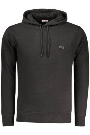 RIFLE MEN'S BLACK ZIP-UP SWEATSHIRT