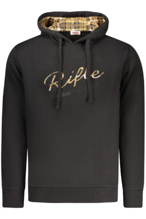 RIFLE MEN'S BLACK ZIP-UP SWEATSHIRT