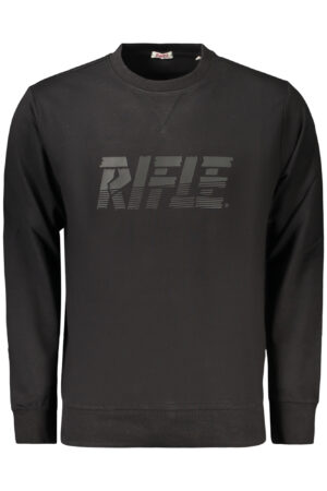RIFLE MEN'S BLACK ZIP-UP SWEATSHIRT