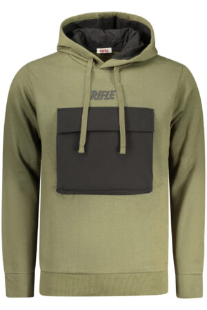 RIFLE MEN'S ZIP-UP SWEATSHIRT GREEN