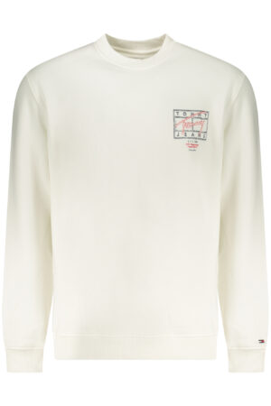 TOMMY HILFIGER MEN'S ZIP-UP SWEATSHIRT WHITE