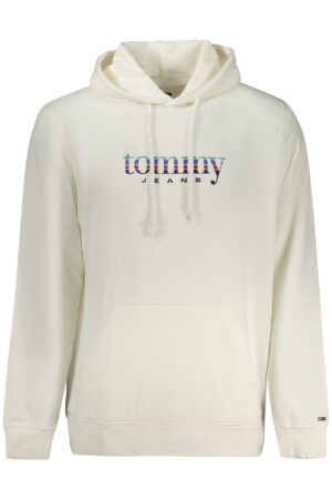 TOMMY HILFIGER MEN'S ZIP-UP SWEATSHIRT WHITE