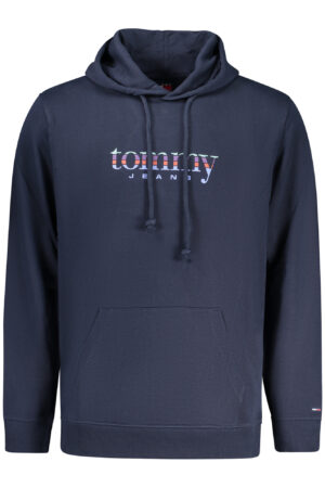 TOMMY HILFIGER MEN'S BLUE ZIP-UP SWEATSHIRT