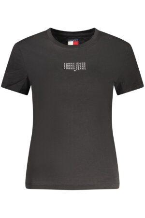 TOMMY HILFIGER WOMEN'S SHORT-SLEEVE T-SHIRT BLACK