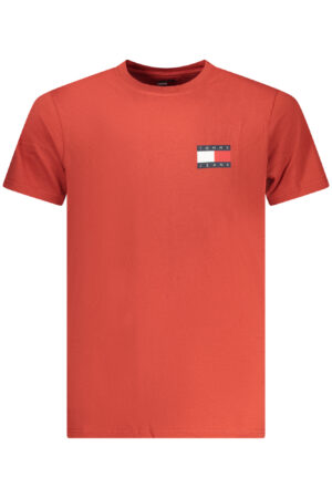 TOMMY HILFIGER MEN'S SHORT-SLEEVED T-SHIRT, RED