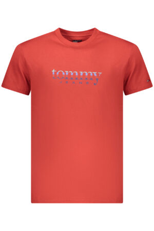 TOMMY HILFIGER MEN'S SHORT-SLEEVED T-SHIRT, RED