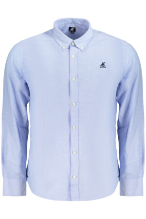 US GRAND MEN'S LONG-SLEEVED SHIRT, BLUE