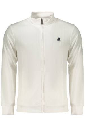 US GRAND MEN'S WHITE ZIP-UP SWEATSHIRT
