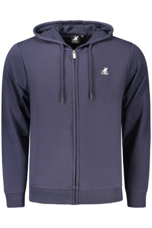 US GRAND MEN'S BLUE ZIP-UP SWEATSHIRT