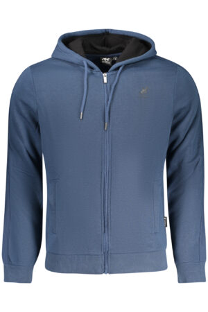 US GRAND MEN'S BLUE ZIP-UP SWEATSHIRT