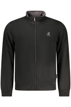 US GRAND MEN'S BLACK ZIP-UP SWEATSHIRT