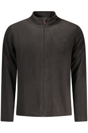 US GRAND MEN'S BLACK ZIP-UP SWEATSHIRT