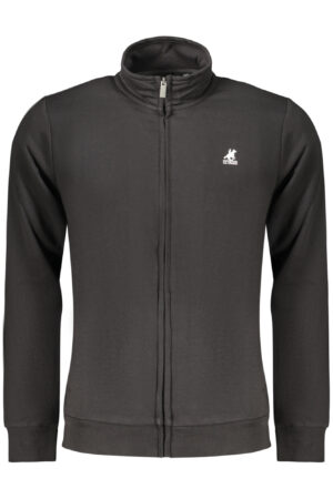 US GRAND MEN'S BLACK ZIP-UP SWEATSHIRT