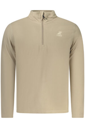 US GRAND MEN'S BEIGE ZIP-UP SWEATSHIRT