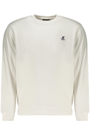 US GRAND MEN'S WHITE ZIP-UP SWEATSHIRT
