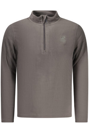 US GRAND MEN'S GRAY ZIP-UP SWEATSHIRT