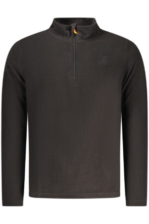 US GRAND MEN'S BLACK ZIP-UP SWEATSHIRT