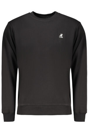 US GRAND MEN'S BLACK ZIP-UP SWEATSHIRT