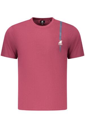 US GRAND MEN'S SHORT-SLEEVED RED T-SHIRT